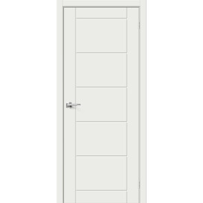 Дверь межкомнатная Граффити-4 Винил Super White, глухая, каркасно-щитовая