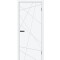 Дверь межкомнатная Граффити-5.Д Винил, White Pro, глухая, каркасно-щитовая
