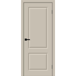 Дверь межкомнатная Скинни-12 Винил Cream Pro, глухая, кромка abs, скиновая