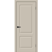 Дверь межкомнатная Скинни-12 Винил Cream Pro, глухая, кромка обычная, скиновая