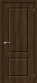Дверь межкомнатная из ПВХ "Скинни-12" Dark Barnwood глухая
