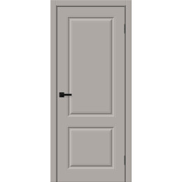 Дверь межкомнатная Скинни-12 Винил Grey Pro, глухая, кромка abs, скиновая