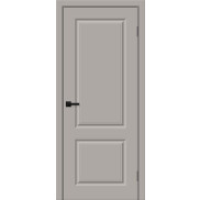 Дверь межкомнатная Скинни-12 Винил Grey Pro, глухая, кромка обычная, скиновая