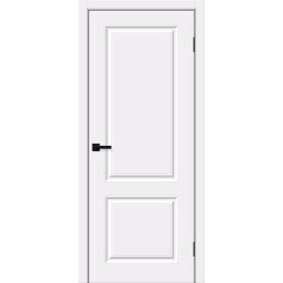 Дверь межкомнатная Скинни-12 Винил White Pro, глухая, кромка обычная, скиновая