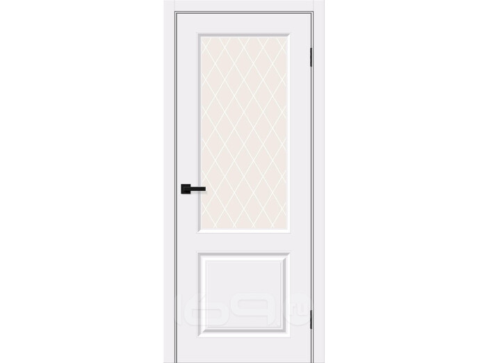 ДП ПВХ Скинни-13 White Pro White Сrystal 200*80