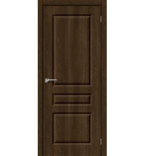 Дверь межкомнатная Скинни-14 Винил Dark Barnwood, глухая, скиновая