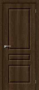 Дверь межкомнатная Скинни-14 Винил Dark Barnwood, глухая, скиновая