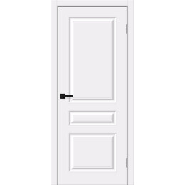 Дверь межкомнатная Скинни-14 Винил White Pro, глухая, кромка обычная, скиновая