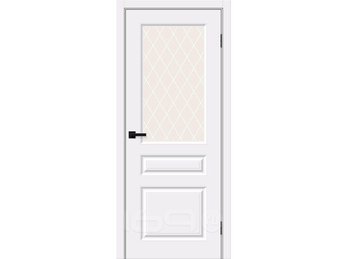 ДП ПВХ Скинни-15 White Pro White Сrystal 200*80