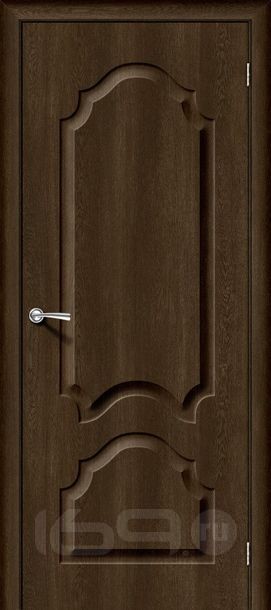 Дверь межкомнатная Скинни-32 Винил Dark Barnwood, глухая, скиновая