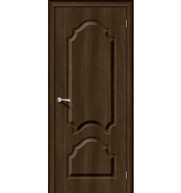 Дверь межкомнатная Скинни-32 Винил, Dark Barnwood, глухая, скиновая