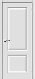 Дверь межкомнатная из ПВХ "Скинни-12" Белый глухая