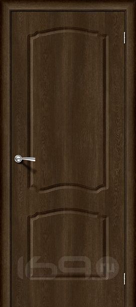 Дверь межкомнатная Альфа-1 Винил Dark Barnwood, глухая, каркасно-щитовая