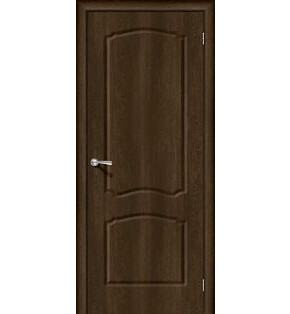 Дверь межкомнатная Альфа-1 Винил Dark Barnwood, глухая, каркасно-щитовая