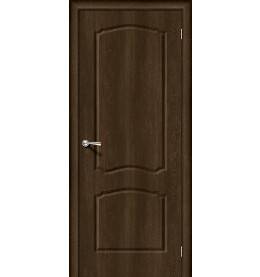 Дверь межкомнатная Альфа-1 Винил, Dark Barnwood, глухая, каркасно-щитовая