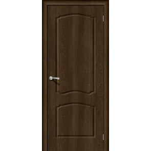 Дверь межкомнатная Альфа-1 Винил Dark Barnwood, глухая, каркасно-щитовая