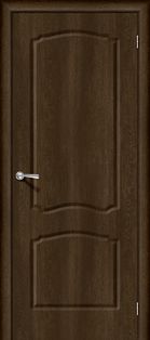 Дверь межкомнатная Альфа-1 Винил Dark Barnwood, глухая, каркасно-щитовая