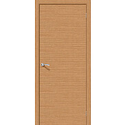 Дверь межкомнатная Соло 0.H Шпонированные Ф-01 (Дуб), глухая, кромка шпон, филенчатая