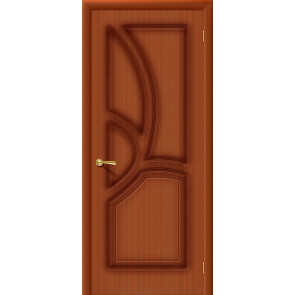 Дверь межкомнатная Греция Шпонированные Ф-15 (Макоре), глухая, каркасно-щитовая