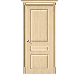 Дверь межкомнатная Статус-14 Шпонированные Ф-22 (БелДуб), глухая, кромка шпон, филенчатая