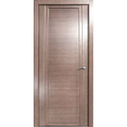 Дверь межкомнатная H-III Шпонированные Дуб грейвуд, глухая, кромка нет, царговая