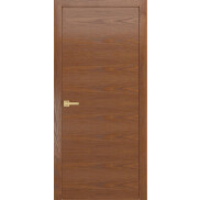 Дверь межкомнатная Plain Шпонированные, Дуб Коньячный, глухая, каркасно-щитовая