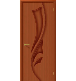 Дверь межкомнатная Эксклюзив Шпонированные, Ф-15 (Макоре), глухая, каркасно-щитовая