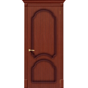 Дверь межкомнатная Соната Шпонированные Ф-15 (Макоре), глухая, филенчатая