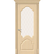 Дверь Ш Афина Ф-22 (БелДуб) ПО White Сrystal 200*60