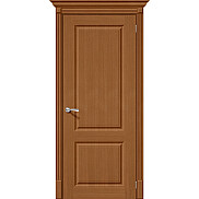 Дверь межкомнатная Статус-12 Шпонированные, Ф-11 (Орех), глухая, филенчатая