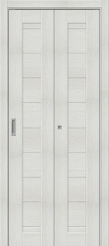 Дверь межкомнатная Браво-21 Экошпон Bianco melinga, глухая, кромка нет, царговая