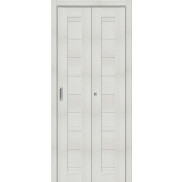 Дверь межкомнатная Браво-21 Экошпон Bianco melinga, глухая, кромка нет, царговая