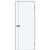 Дверь межкомнатная Браво-0.10 П ПЭТ, White Silk, глухая, каркасно-щитовая