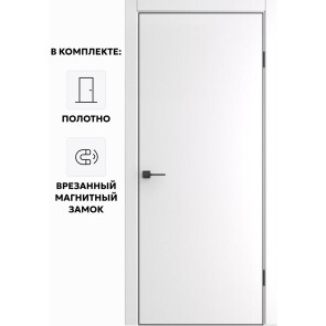 Дверь межкомнатная Порта-50 B Полипропилен, Alaska, глухая, каркасно-щитовая