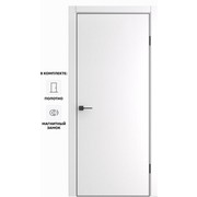 Дверь межкомнатная Порта-50 B Полипропилен, Alaska, глухая, каркасно-щитовая