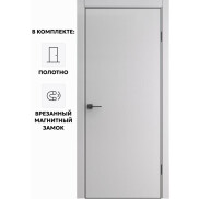 Дверь межкомнатная Порта-50 B Полипропилен, Nardo Grey, глухая, каркасно-щитовая