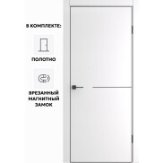 Дверь межкомнатная Порта-50.1 B Полипропилен, Alaska, глухая, каркасно-щитовая