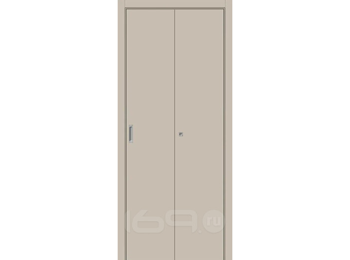 Дверь межкомнатная Браво-0 Винил, Cream Pro, глухая, каркасно-щитовая