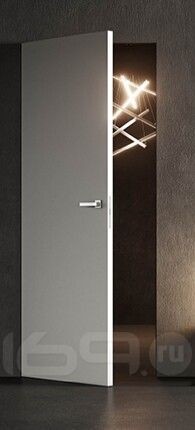 Дверь скрытого монтажа Invisible-700, грунт (под окраску), прямое открывание, грунт, каркасно-щитовая