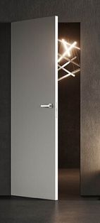 Дверь скрытого монтажа Invisible-700, грунт (под окраску), прямое открывание, Грунт, каркасно-щитовая