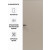 Дверь межкомнатная Порта Invisible 4A ПЭТ, Keramik Beige, глухая, скрытая, кромка алюминиевая матовый хром, каркасно-щитовая