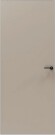Дверь межкомнатная Порта Invisible 4A ПЭТ, Keramik Beige, глухая, скрытая, кромка алюминиевая матовый хром, каркасно-щитовая