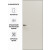 Дверь межкомнатная Порта Invisible 4A ПЭТ, Keramik Valse, глухая, скрытая, кромка алюминиевая черная матовая, каркасно-щитовая