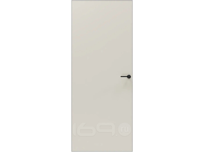 Дверь межкомнатная Порта Invisible Reverse 4A ПЭТ, правое открывание, Keramik Valse, глухая, скрытая, кромка алюминиевая матовый хром, каркасно-щитовая