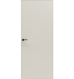 Дверь межкомнатная Порта Invisible Reverse 4A ПЭТ, левое открывание, Keramik Valse, глухая, скрытая, кромка алюминиевая матовый хром, каркасно-щитовая