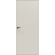 Дверь межкомнатная Порта Invisible Reverse 4AB ПЭТ, левое открывание, Keramik Valse, глухая, скрытая, кромка алюминиевая черная матовая, каркасно-щитовая