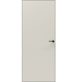 Дверь межкомнатная Порта Invisible Reverse 4AB ПЭТ, правое открывание, Keramik Valse, глухая, скрытая, кромка алюминиевая черная матовая, каркасно-щитовая