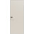Дверь межкомнатная Порта Invisible 4A ПЭТ, Shellac Cream, глухая, скрытая, кромка алюминиевая матовый хром, каркасно-щитовая