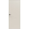 Дверь межкомнатная Порта Invisible 4A ПЭТ, Shellac Cream, глухая, скрытая, кромка алюминиевая матовый хром, каркасно-щитовая