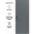 Дверь межкомнатная Порта Invisible 4A ПЭТ, Shellac Graphite, глухая, скрытая, кромка алюминиевая матовый хром, каркасно-щитовая